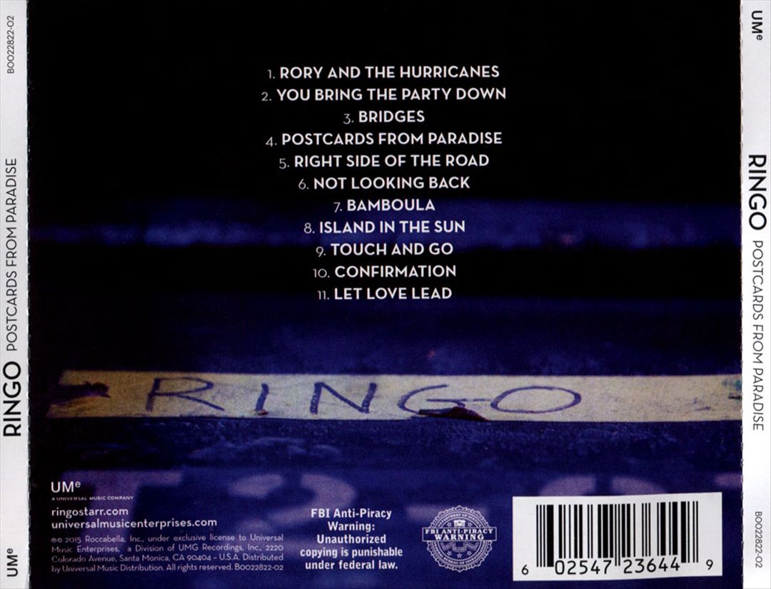 Postcards from Paradise cover art