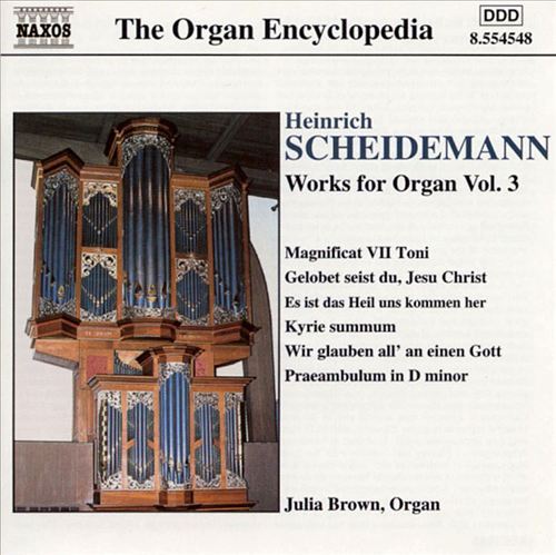 Scheidemann: Works for Organ, Vol. 3 cover art