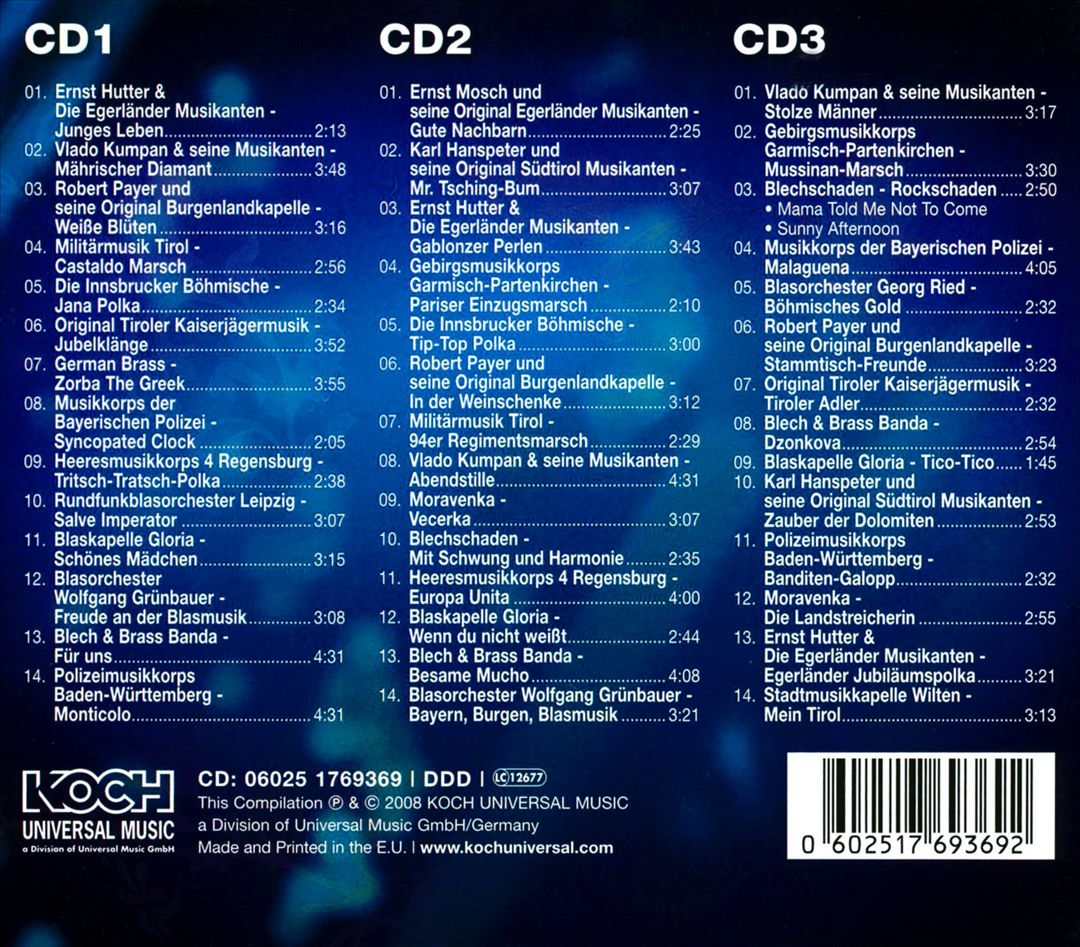 Blasmusic In Gold: 42 Top-Hits Mit den Stars der Blasmusik cover art