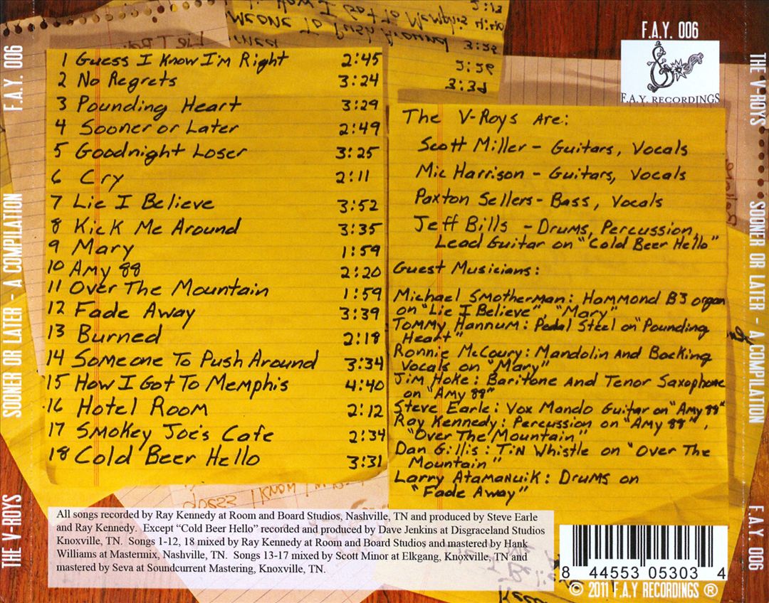 Sooner or Later: A Compilation cover art