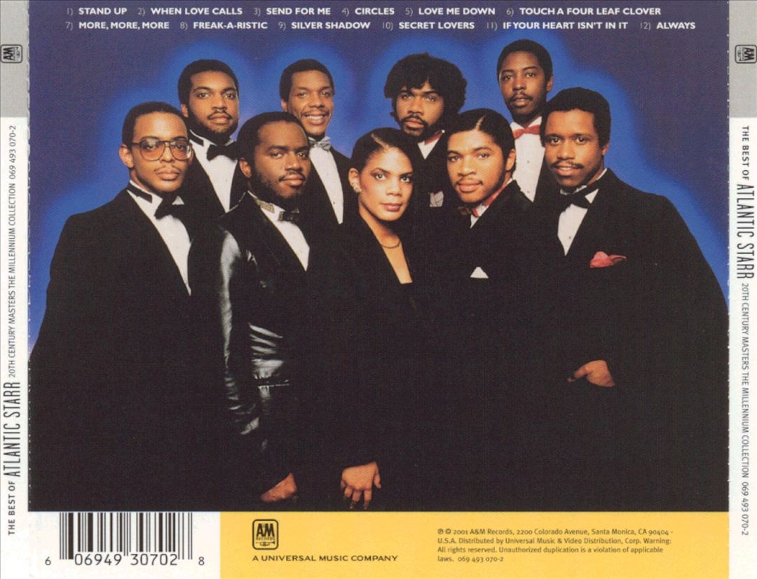 20th Century Masters: The Millennium Collection: Best of Atlantic Starr cover art
