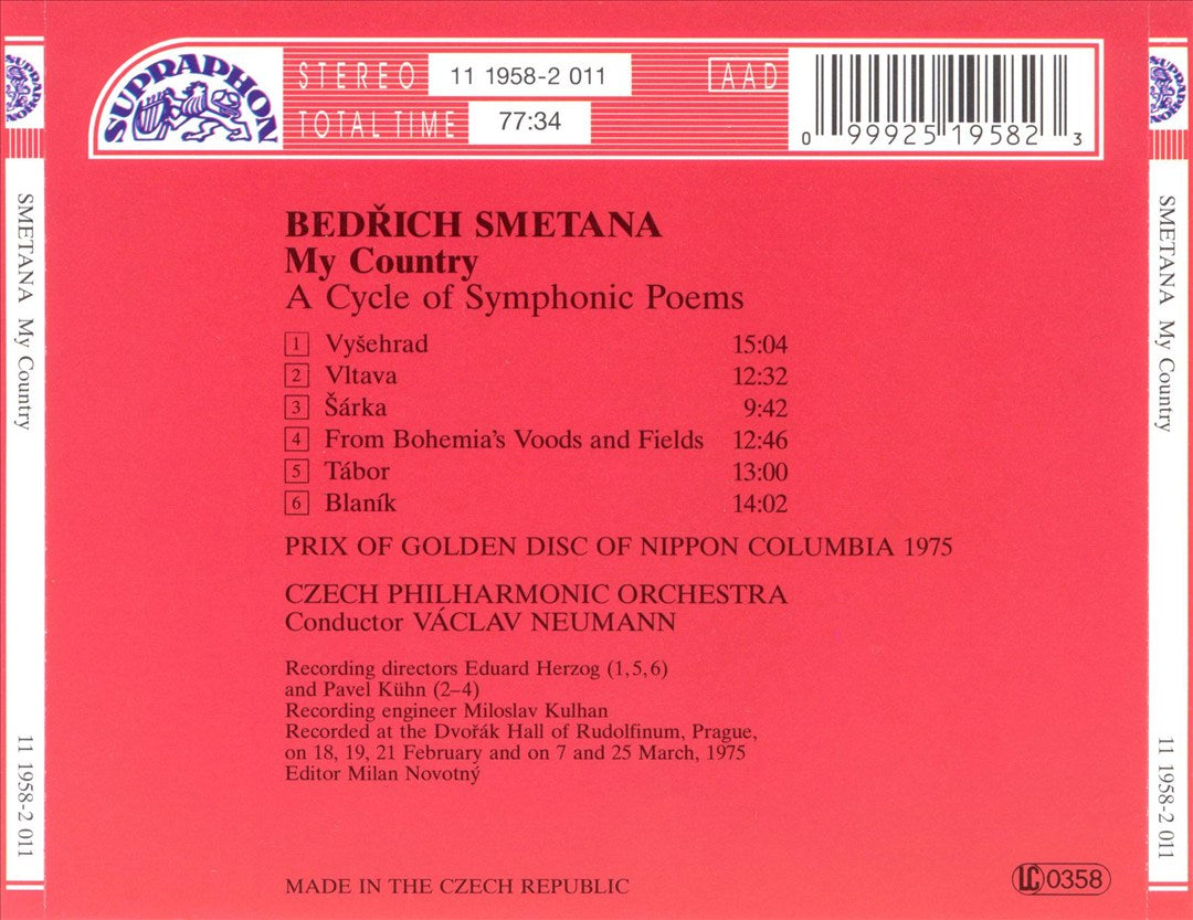 Smetana: My Country cover art