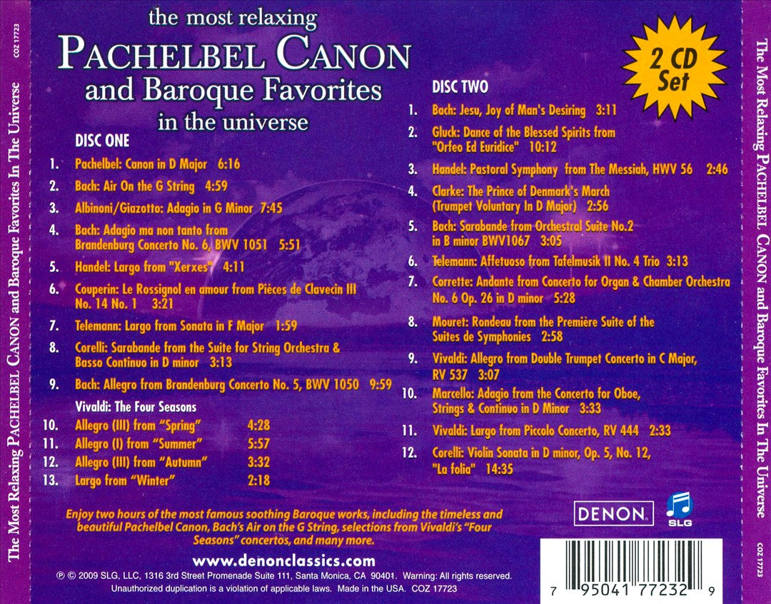 Most Relaxing Pachelbel Canon and Baroque Favorites in the Universe cover art