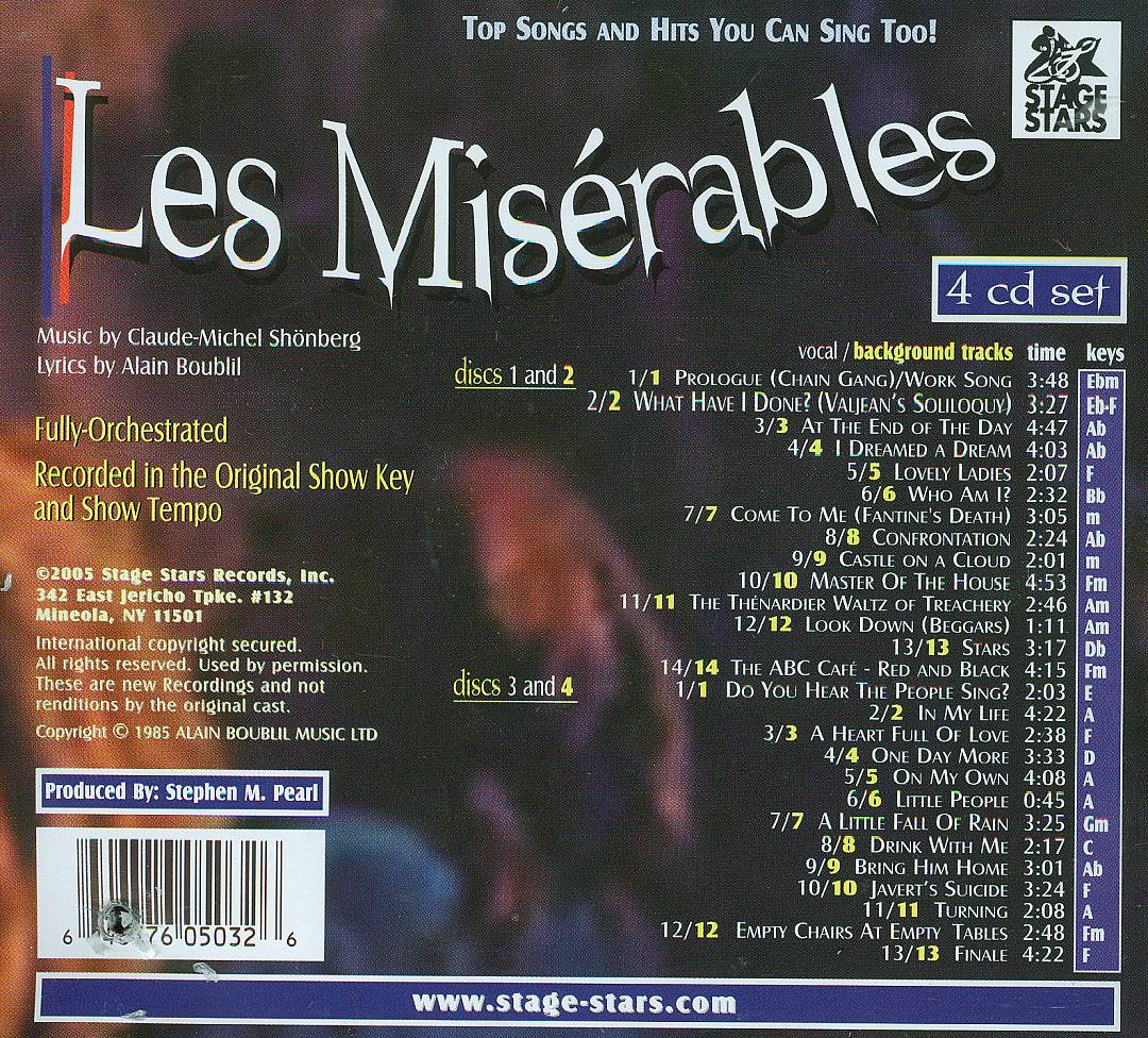 Karaoke: Les Misérables cover art