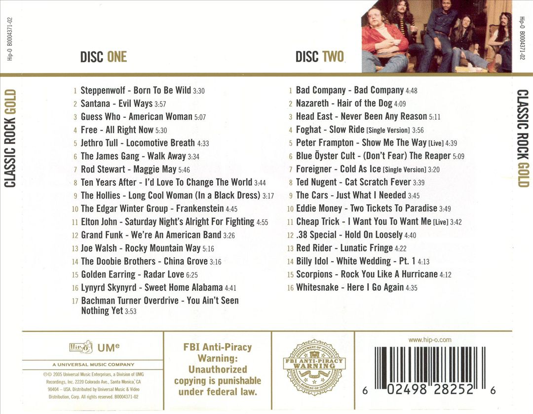 Classic Rock Gold cover art