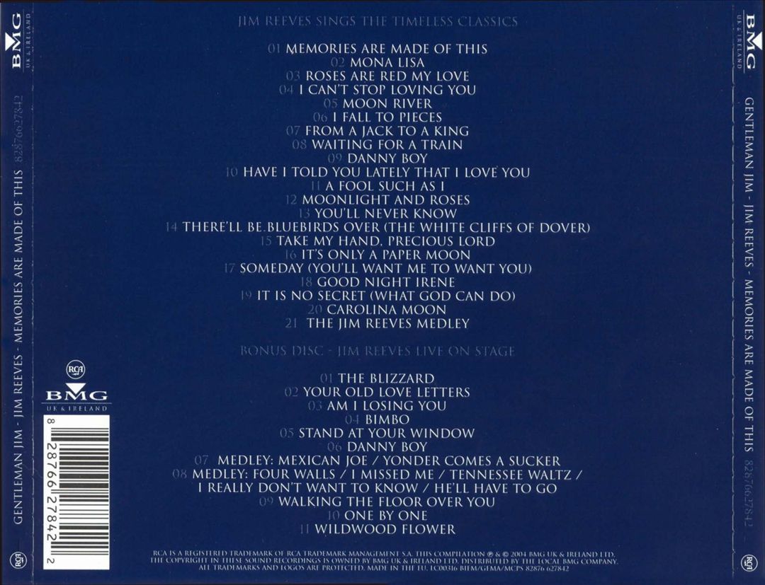 Gentleman Jim: Memories Are Made of This cover art