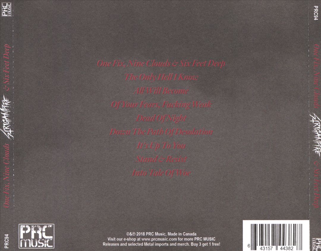 One Fix, Nine Clouds & Six Feet Deep cover art