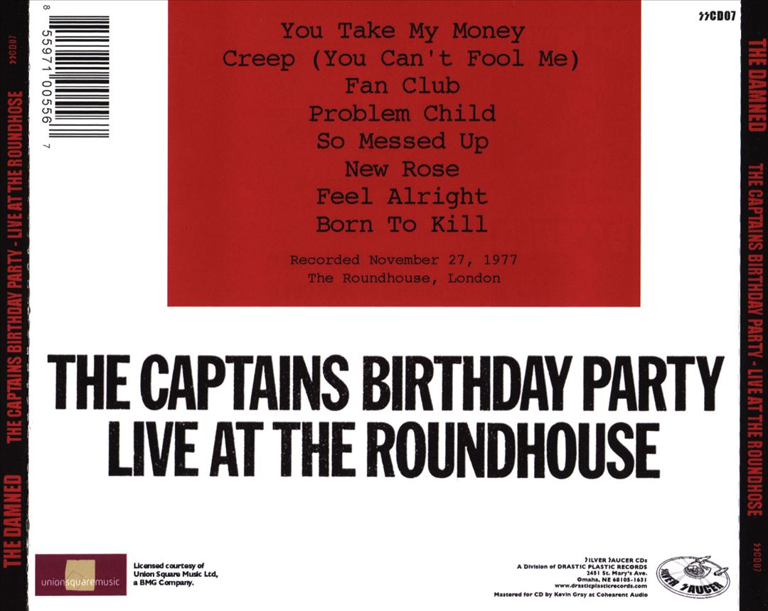 Captain's Birthday Party: Live at the Roundhouse cover art