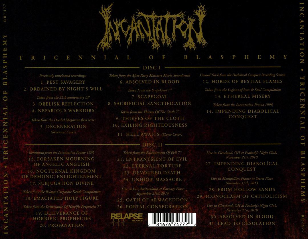 Tricennial of Blasphemy cover art