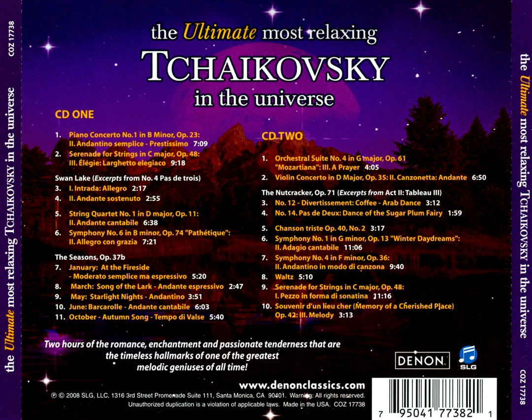 Ultimate Most Relaxing Tchaikovsky in the Universe cover art