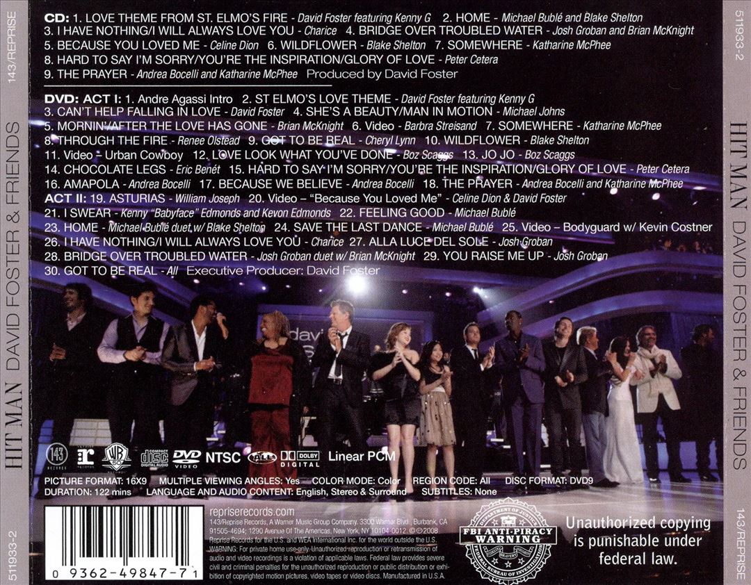 Hit Man: David Foster & Friends cover art
