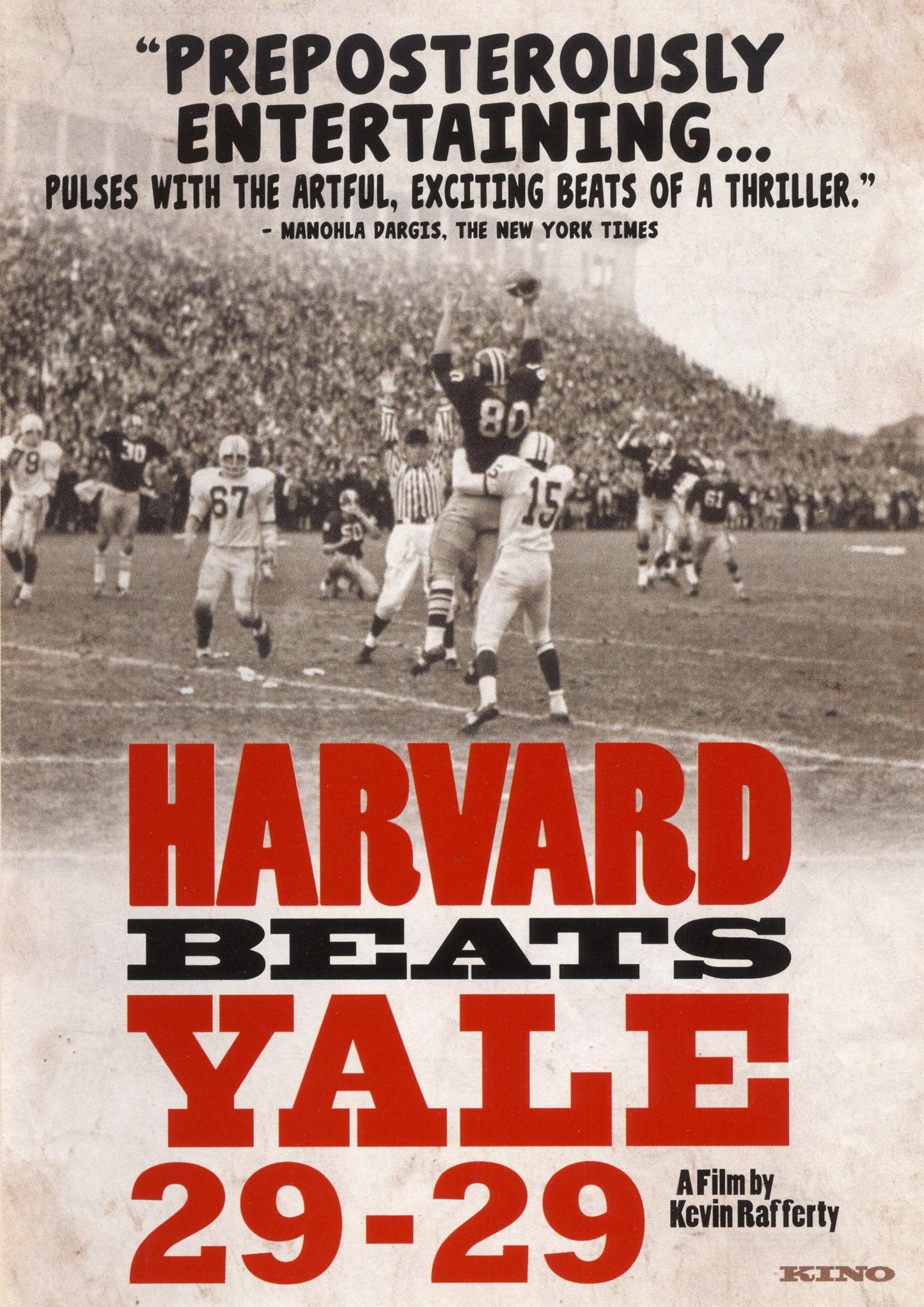 Harvard Beats Yale 29-29 cover art