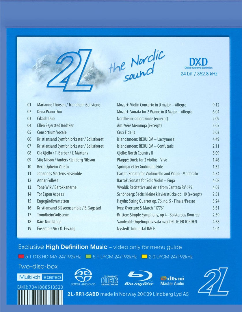 2L: Nordic Sound - 2L Audiophile Reference Record cover art