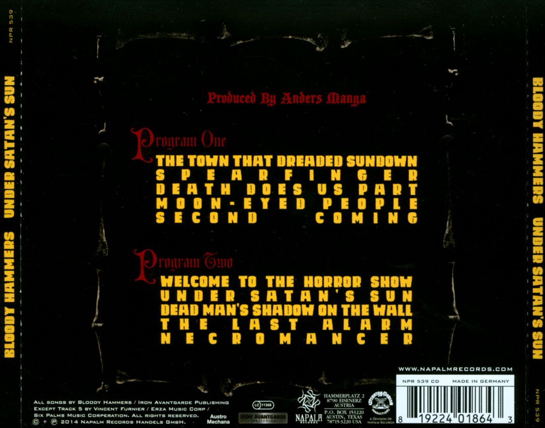 Under Satan's Sun cover art