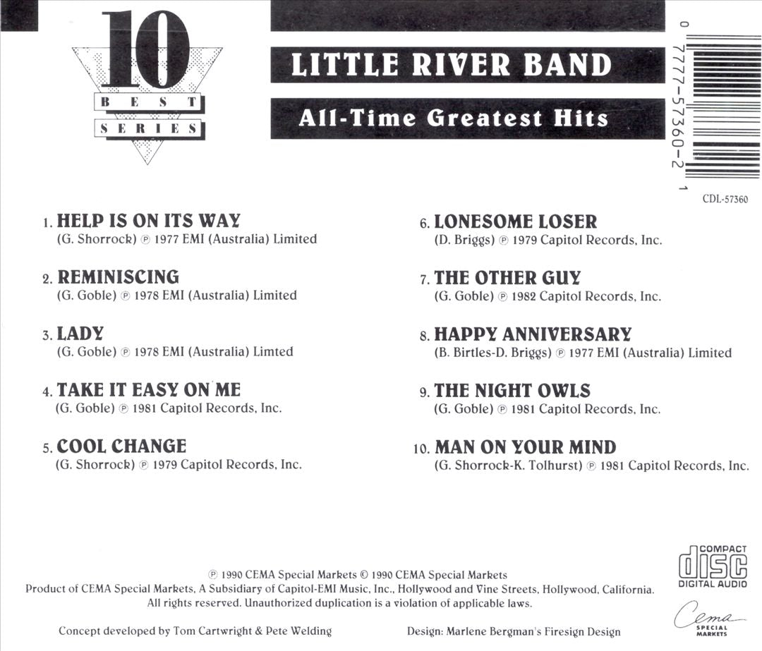 All Time Greatest Hits (EMI) cover art