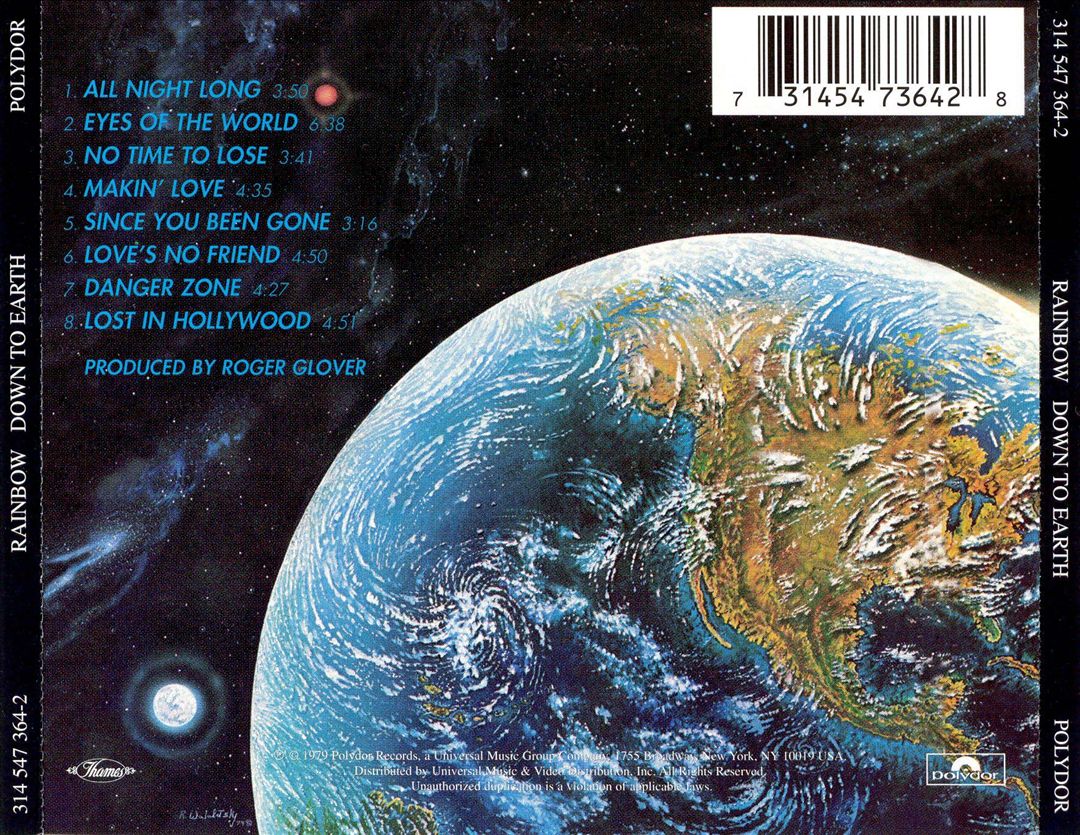 Down to Earth cover art