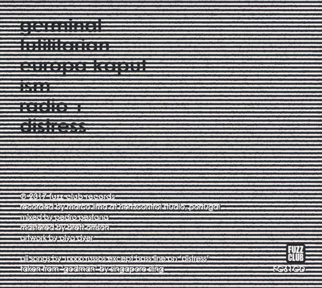 Distress, Distress cover art