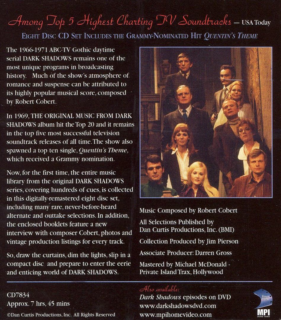 Dark Shadows: The Complete Dark Shadows Music Soundtrack Collection cover art