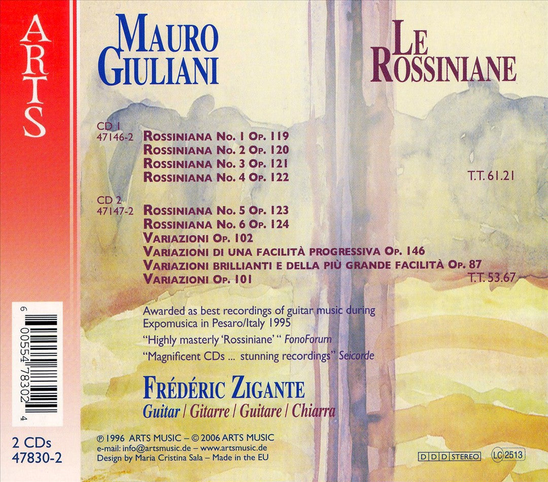 Mauro Giuliani: Le Rossiniane cover art