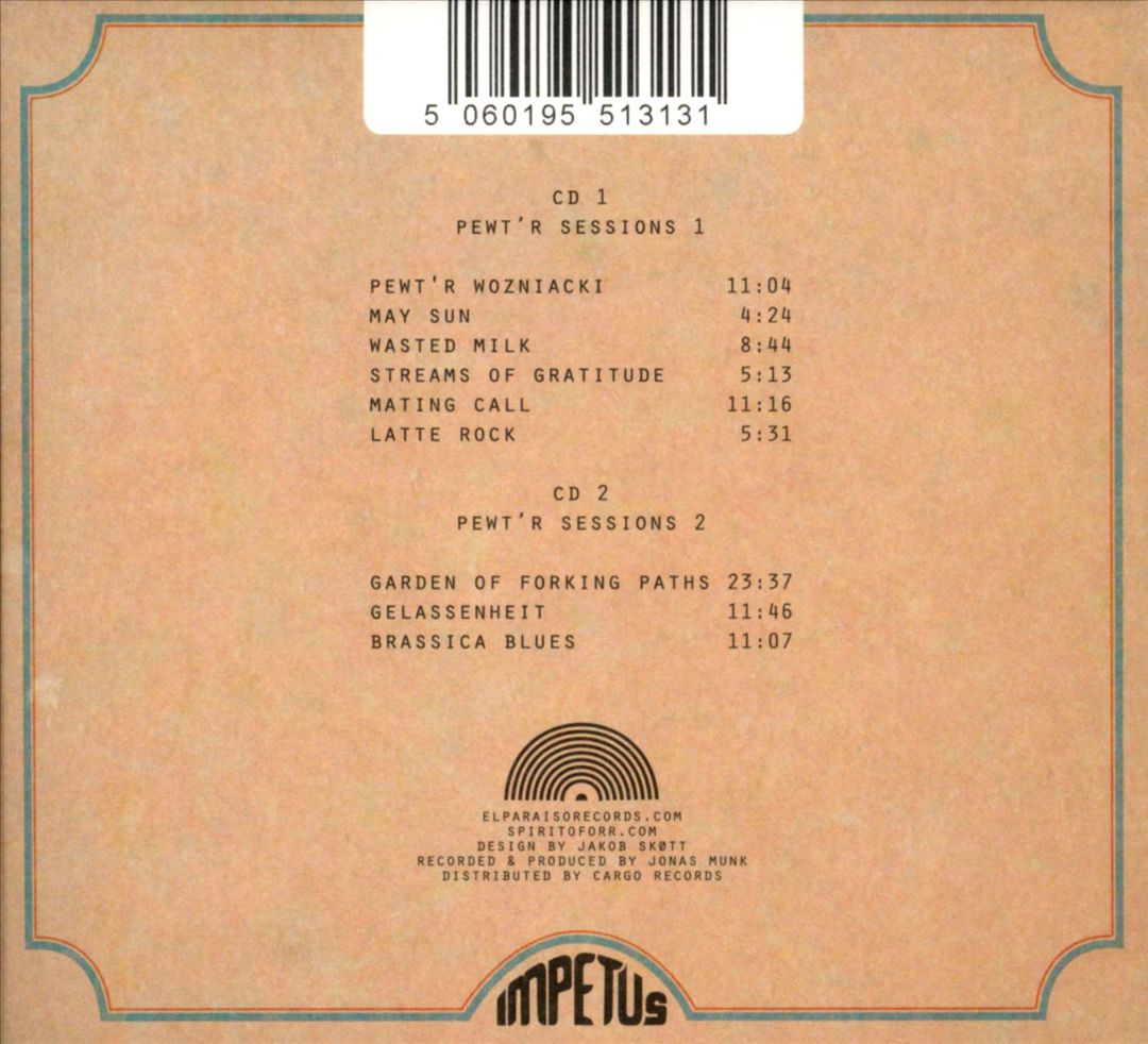 Pewt'r Sessions, Vol. 1 & 2 cover art