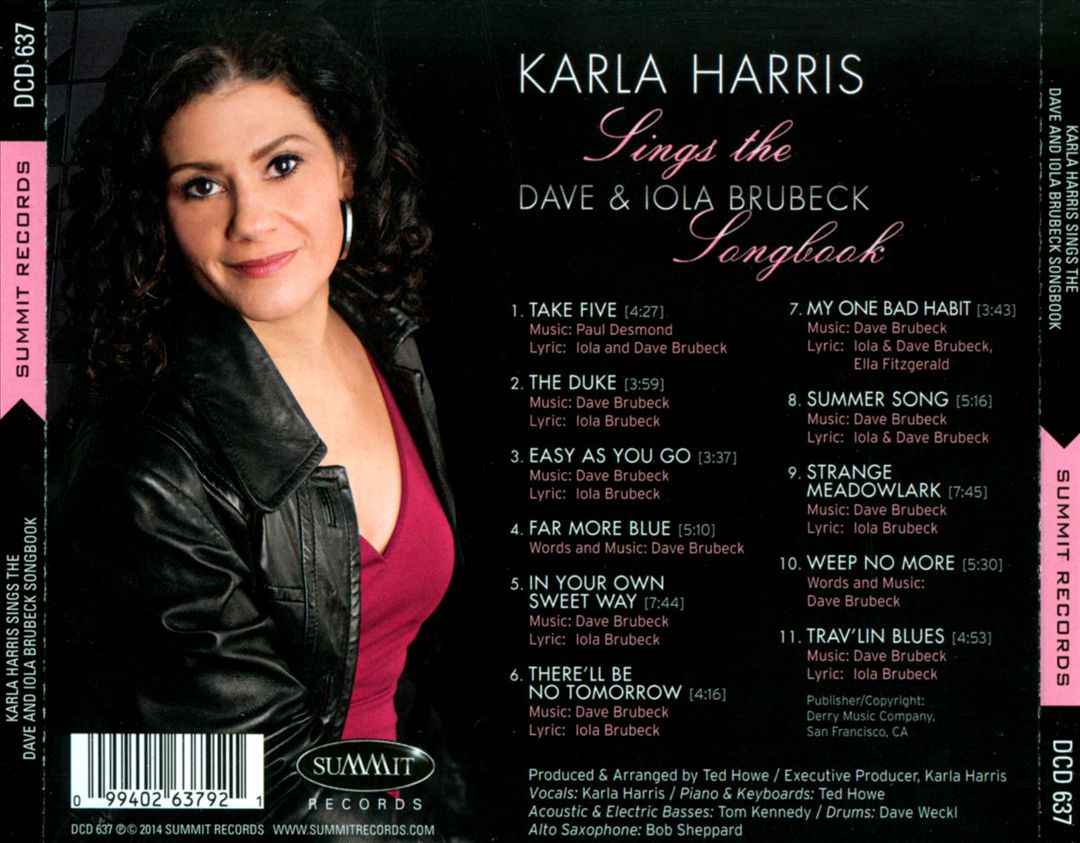 Sings the Dave & Iola Brubeck Songbook cover art