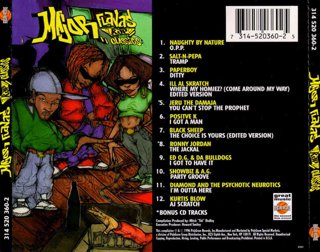 Major Flavas: Rap Classics cover art