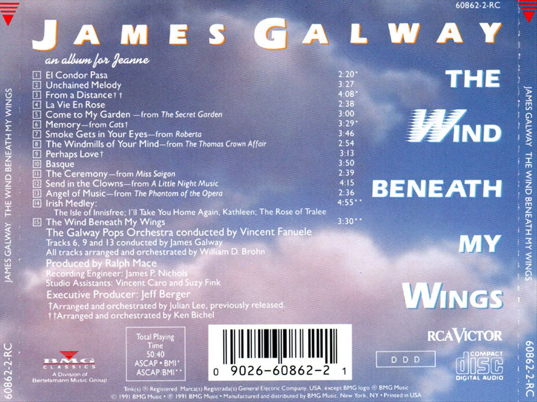 Wind Beneath My Wings cover art