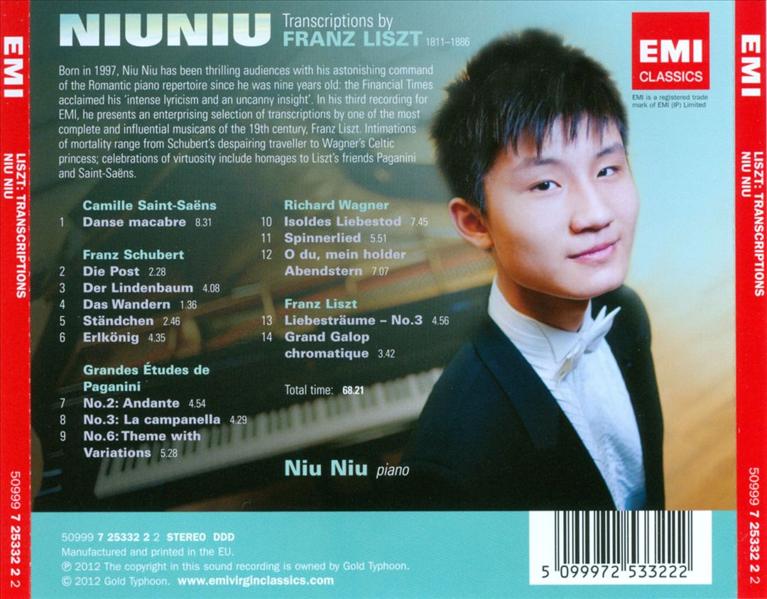 Liszt: Transcriptions cover art