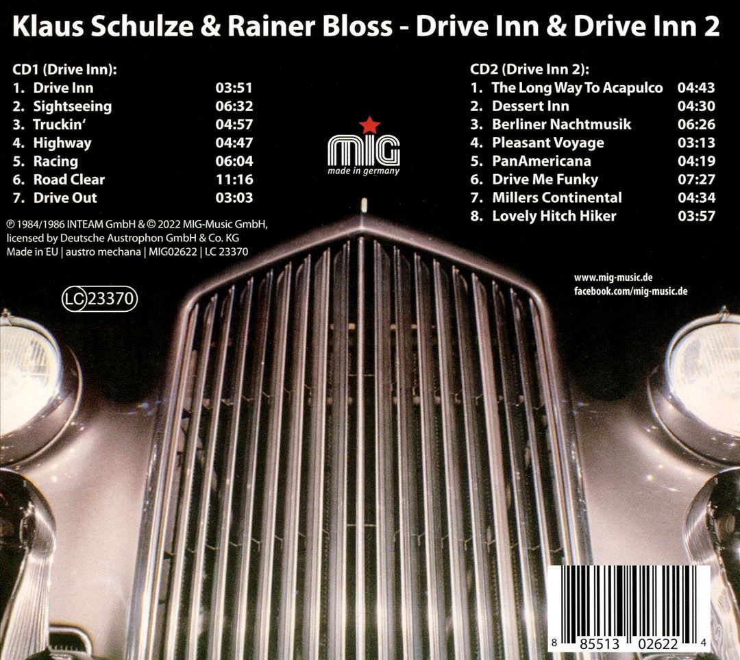 Drive Inn 1 and Drive Inn 2 cover art