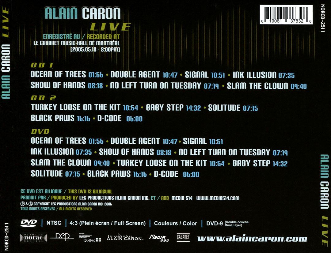 Live: Cabaret de Montréal cover art