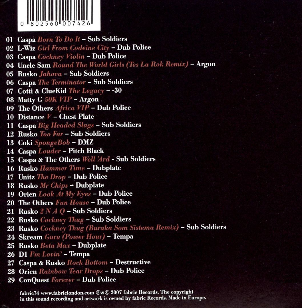 Fabriclive.37 cover art