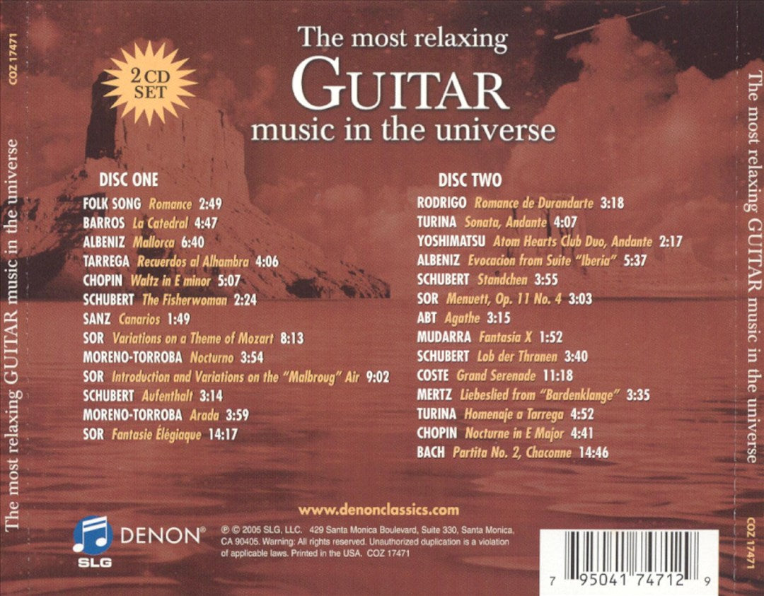 Most Relaxing Guitar Music in the Universe cover art