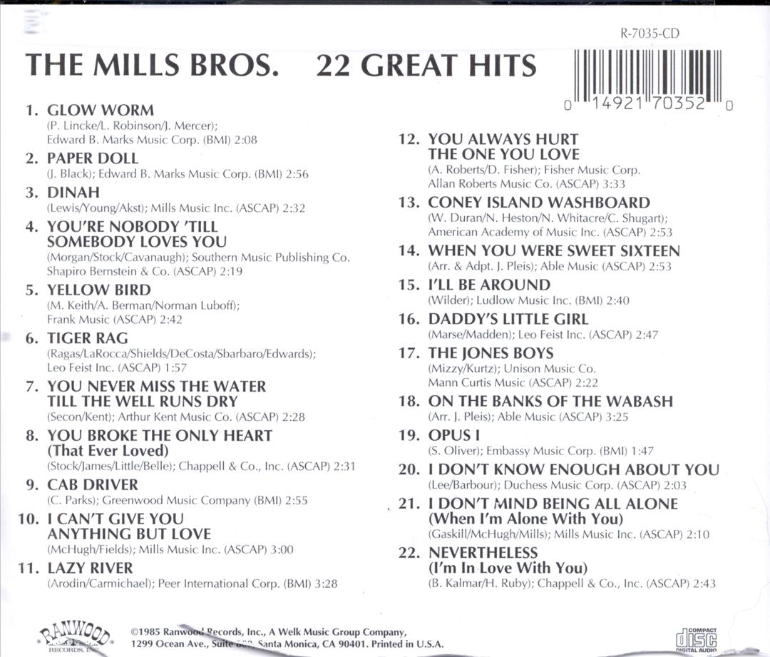 22 Great Hits cover art