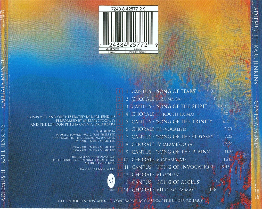 Adiemus II: Cantata Mundi cover art