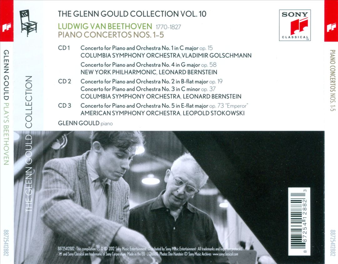 Glenn Gould Plays Beethoven: The 5 Piano Concertos cover art
