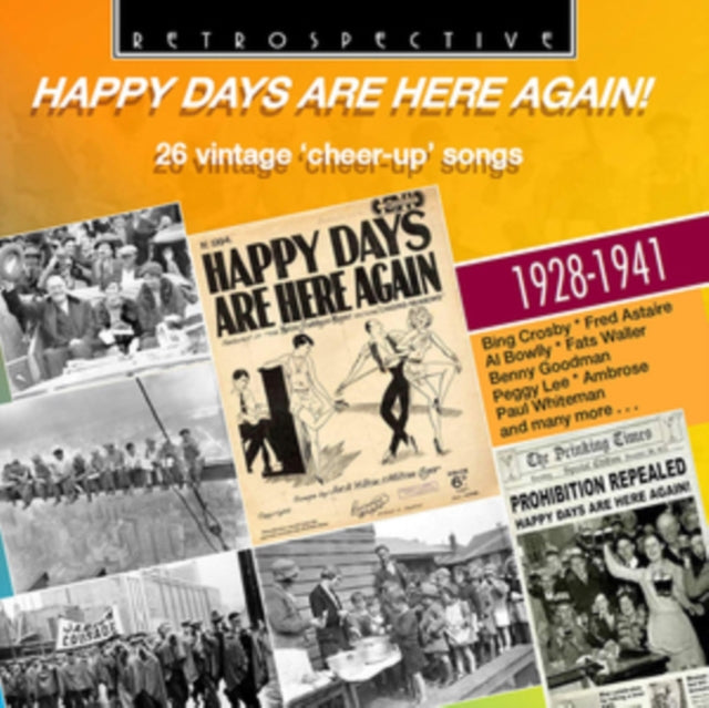 HAPPY DAYS ARE HERE AGAIN cover art