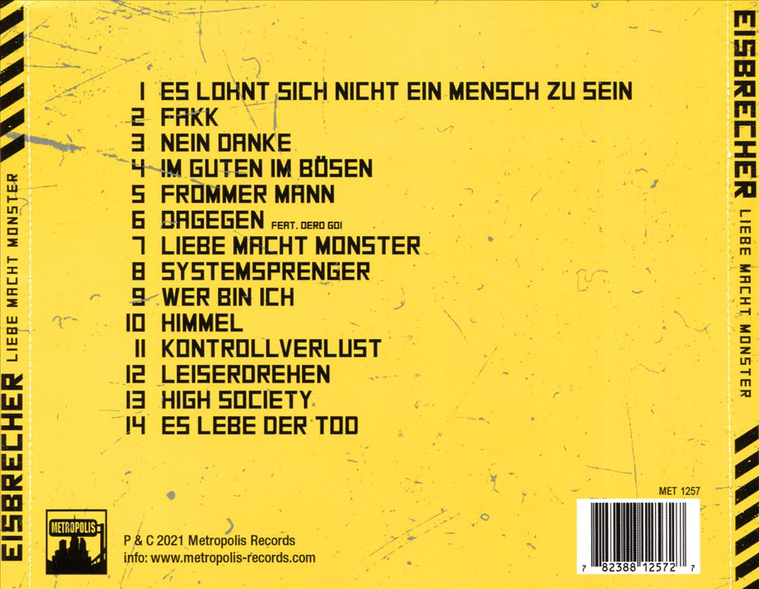 Liebe Macht Monster cover art