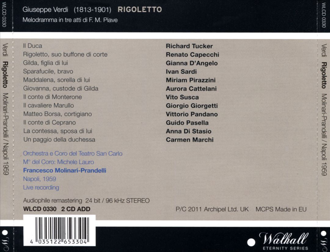 Verdi: Rigoletto cover art