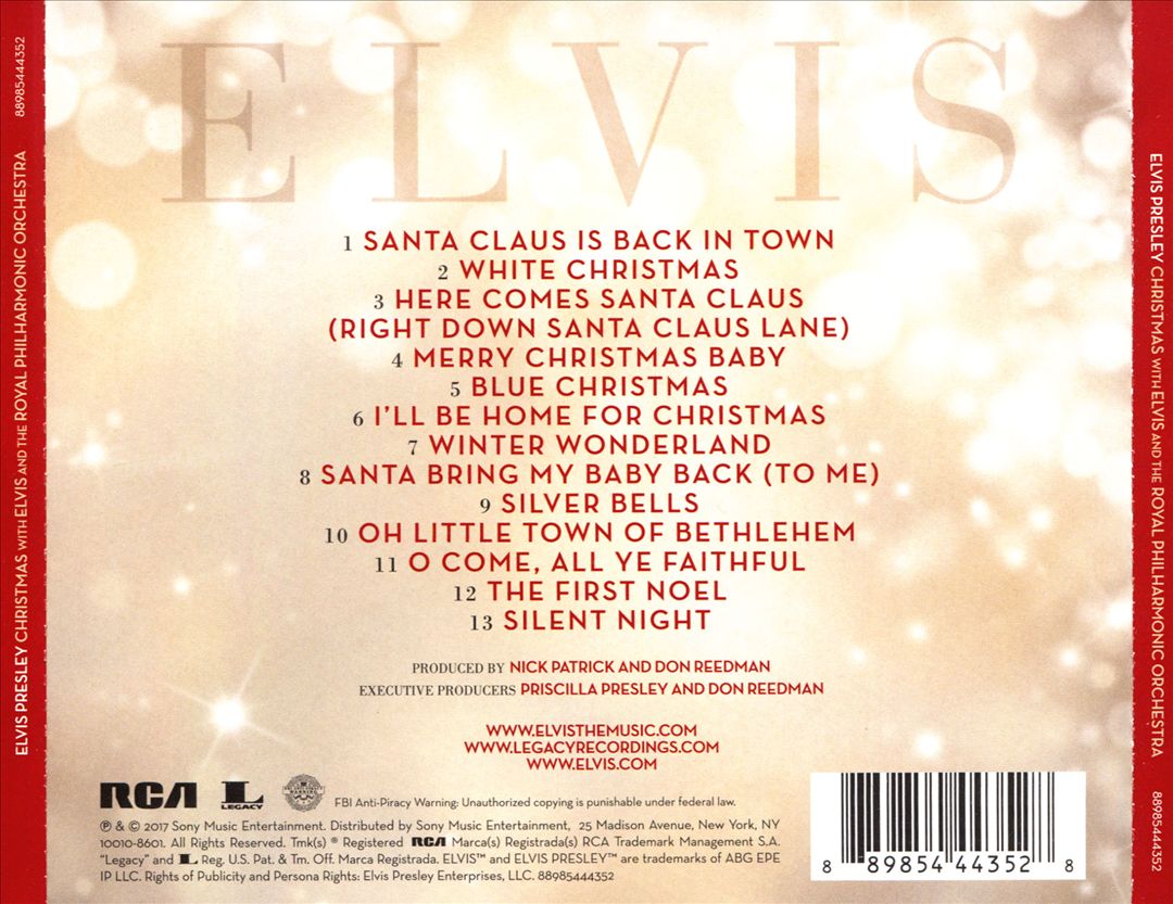 Elvis: Christmas with the Royal Philharmonic Orchestra cover art