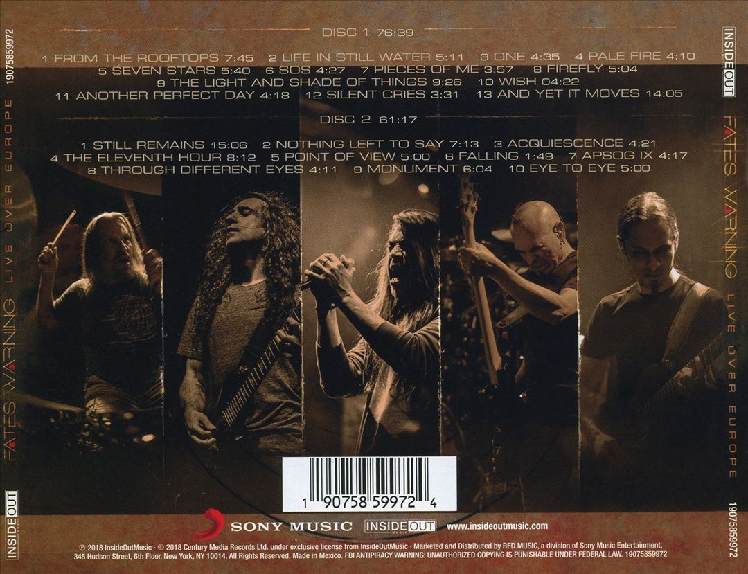 Live over Europe cover art