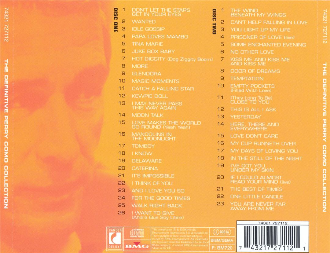 Definitive Perry Como Collection cover art