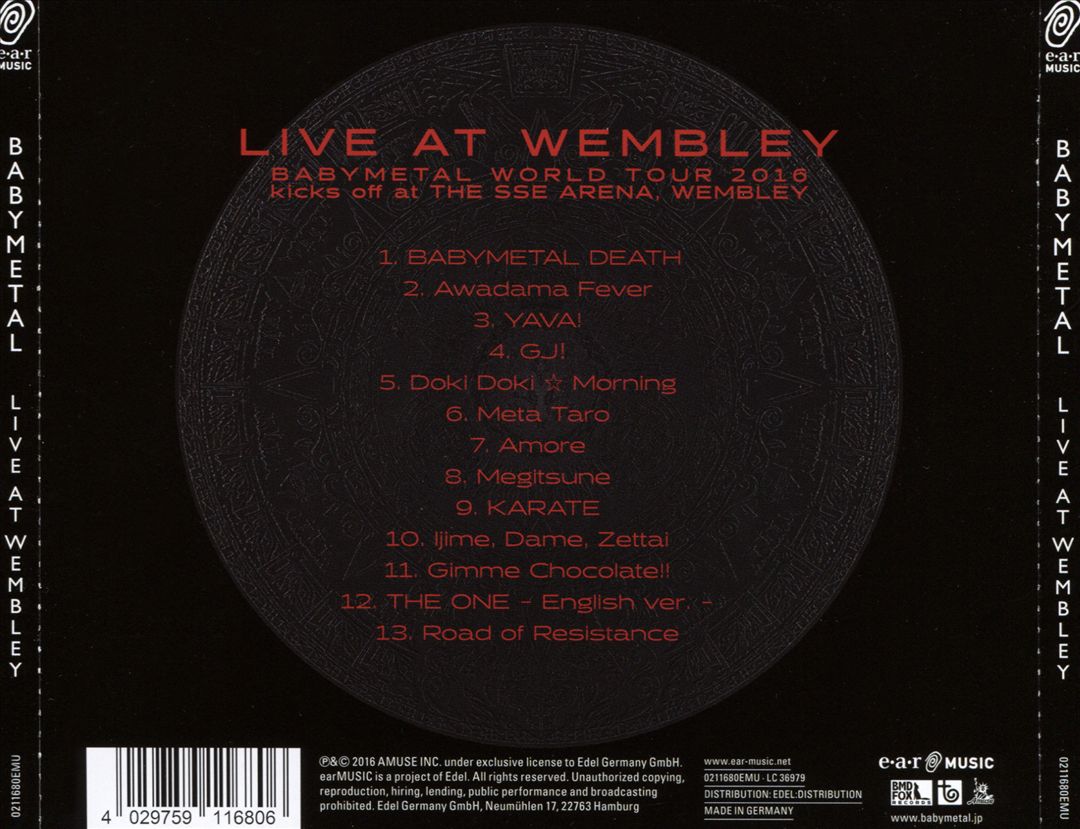 Live at Wembley Arena cover art