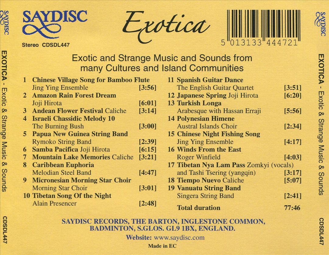 Exotica cover art