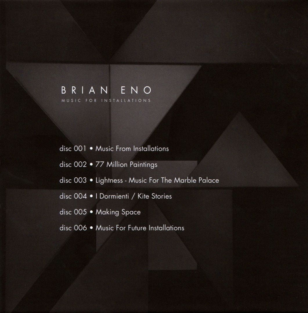Music for Installations cover art