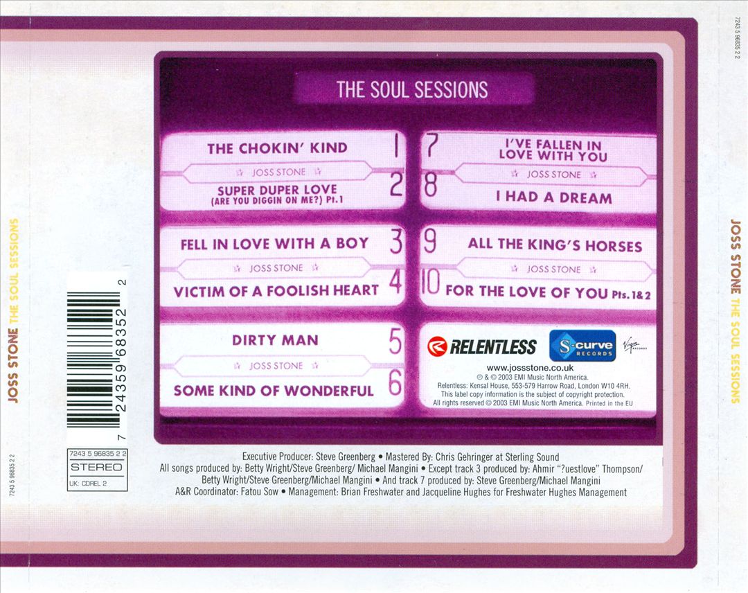 Soul Sessions cover art