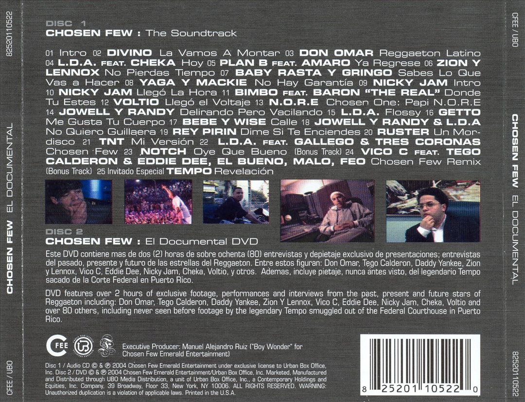 Chosen Few: El Documental cover art