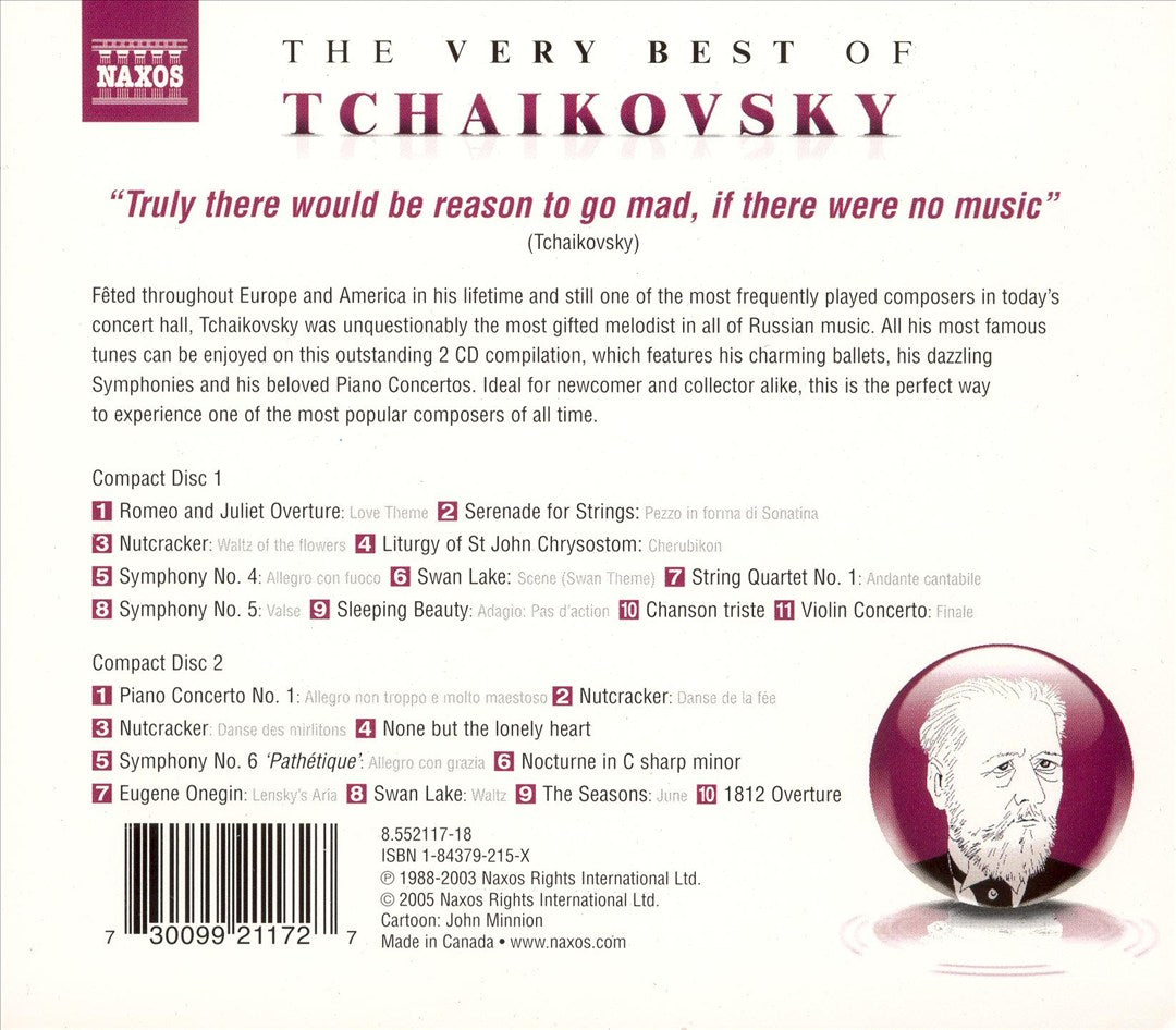 Very Best of Tchaikovsky cover art