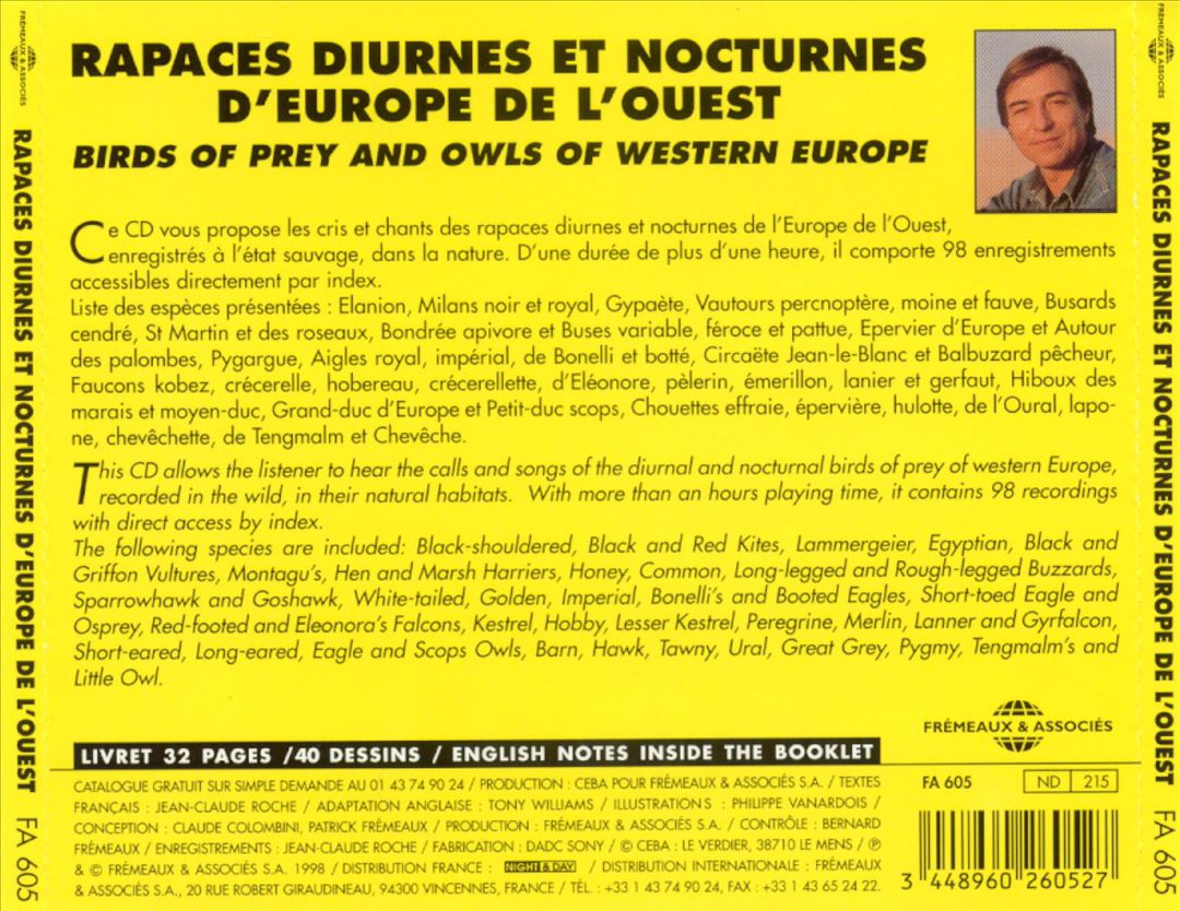 Sounds of Nature: Birds of Prey & Owls of Western Europe cover art