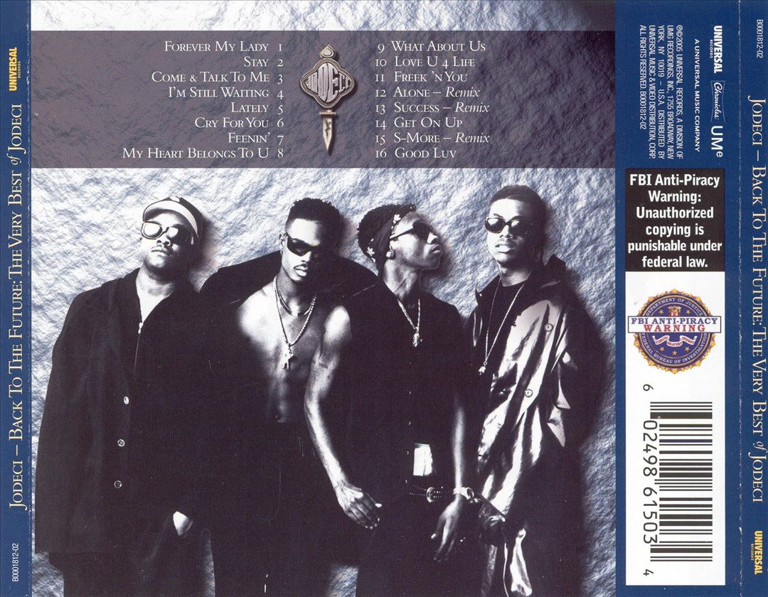 Back to the Future: The Very Best of Jodeci cover art