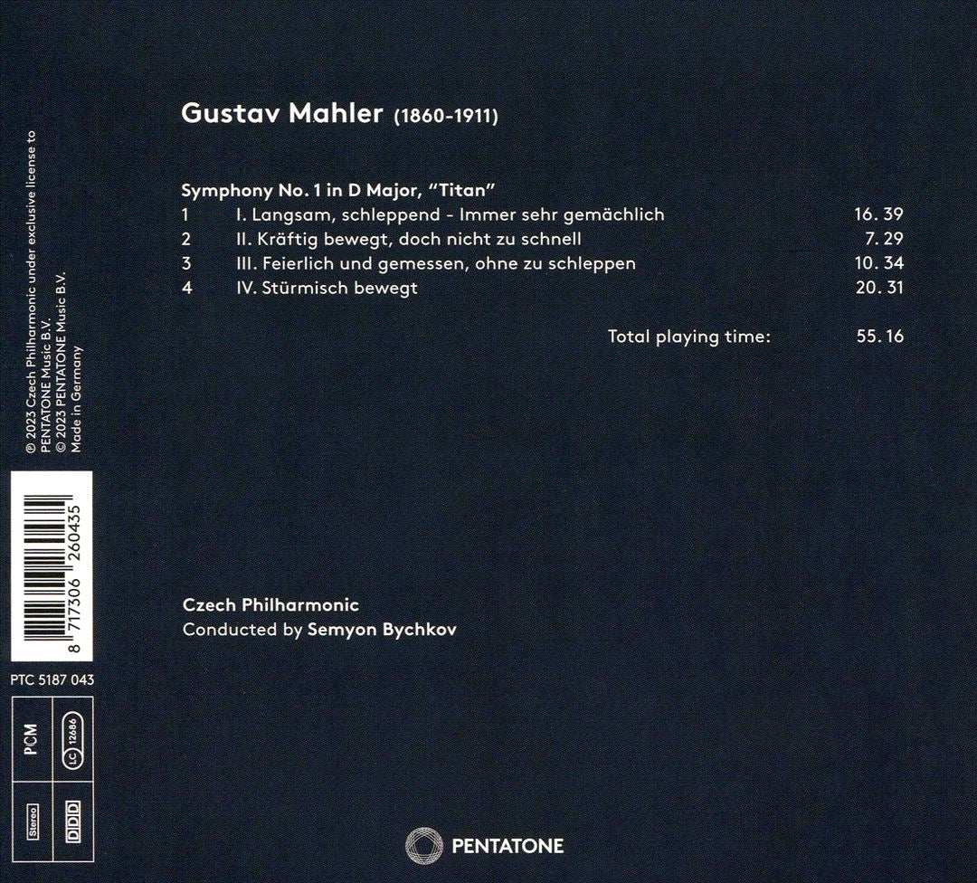 Mahler: Symphony No. 1 cover art